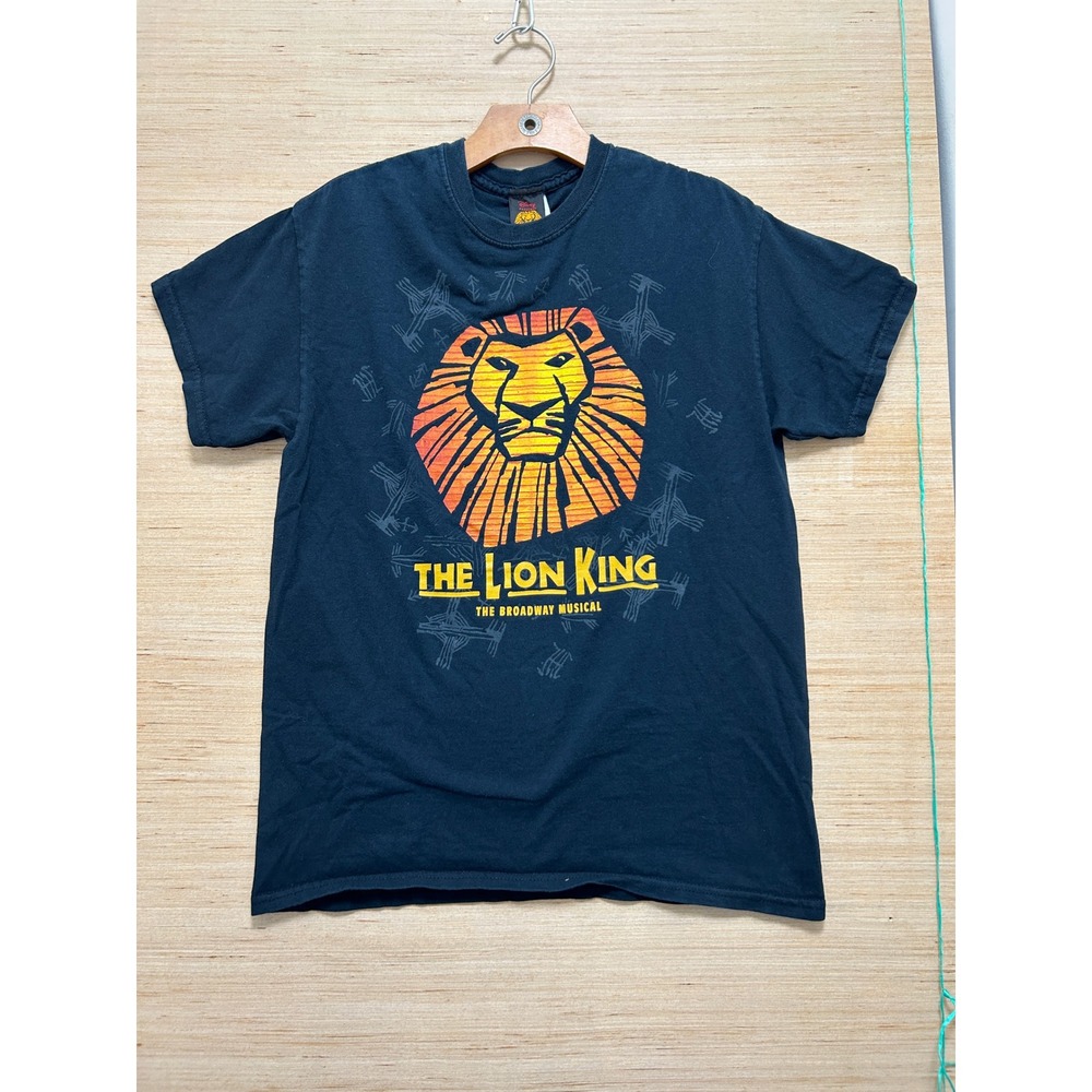 Disney The Lion King Broadway Musical Simba Graphic T-Shirt Mens Medium Black